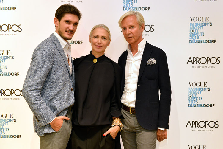 Lorenzo Caregnato (Sergio Rossi), Christiane Arp (VOGUE), Klaus Ritzenhöfer (Apropos)