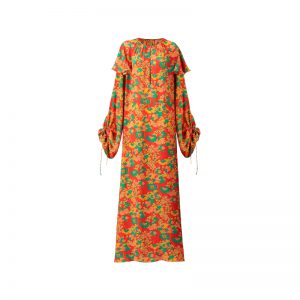 Kleid mit Retro-Blumen von Mango