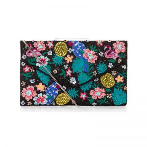 Clutch mit Blumen von New Look