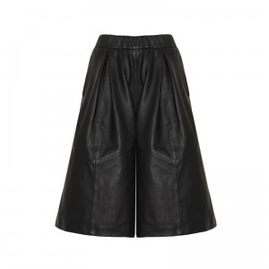 marks-and-spencer-culotte-schwarz-leder