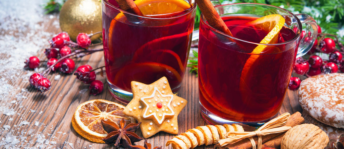 Festliche Rezepte - Glühwein, Lebkuchen, Kekse