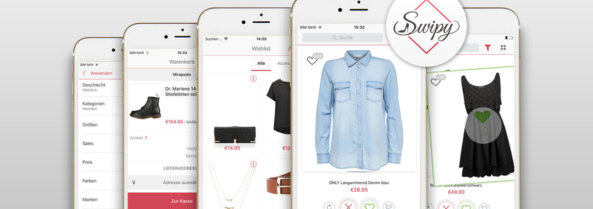 Swipy die Shopping App