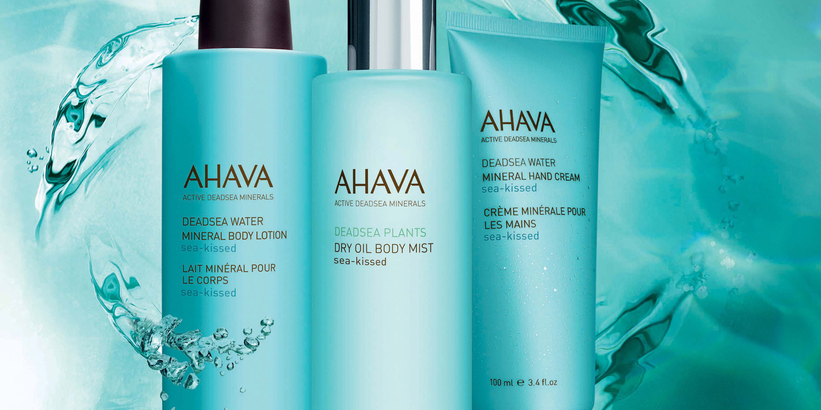 AHAVA DEADSEA WATER & DEADSEA PLANTS SEA-KISSED