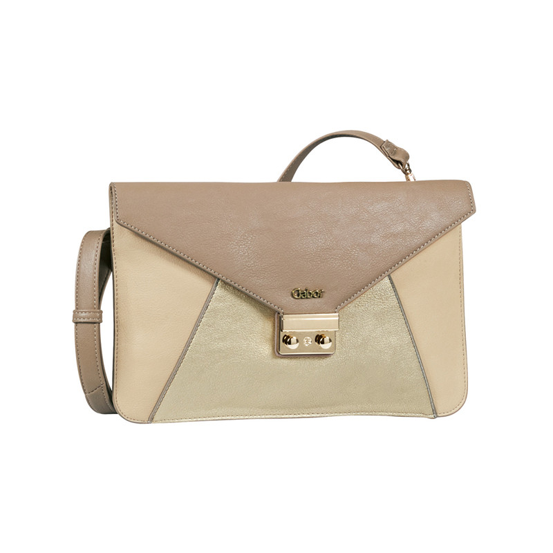 Clutch in hellem Taupe