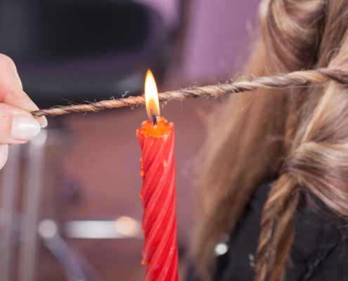 Candle Cutting: Bekämpft Spliss mit Feuer