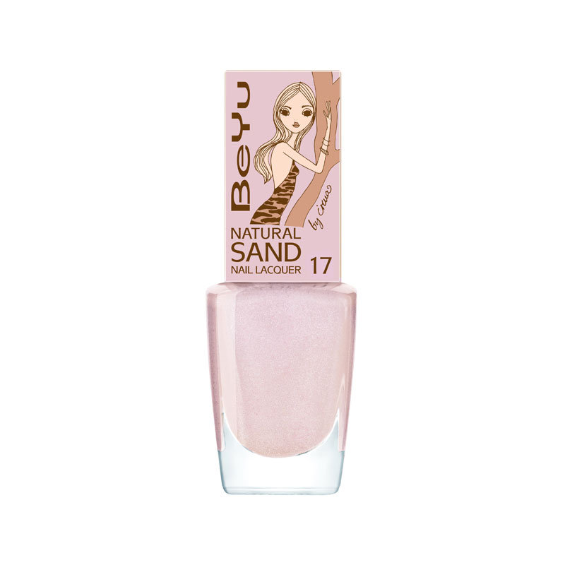 BeYu Natural Sand Nail Lacquer Rosy Nude
