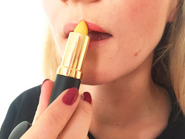 ph-Lippenstift Test Gelb
