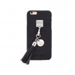 Schwarzes Smartphone Case aus PU-Leder