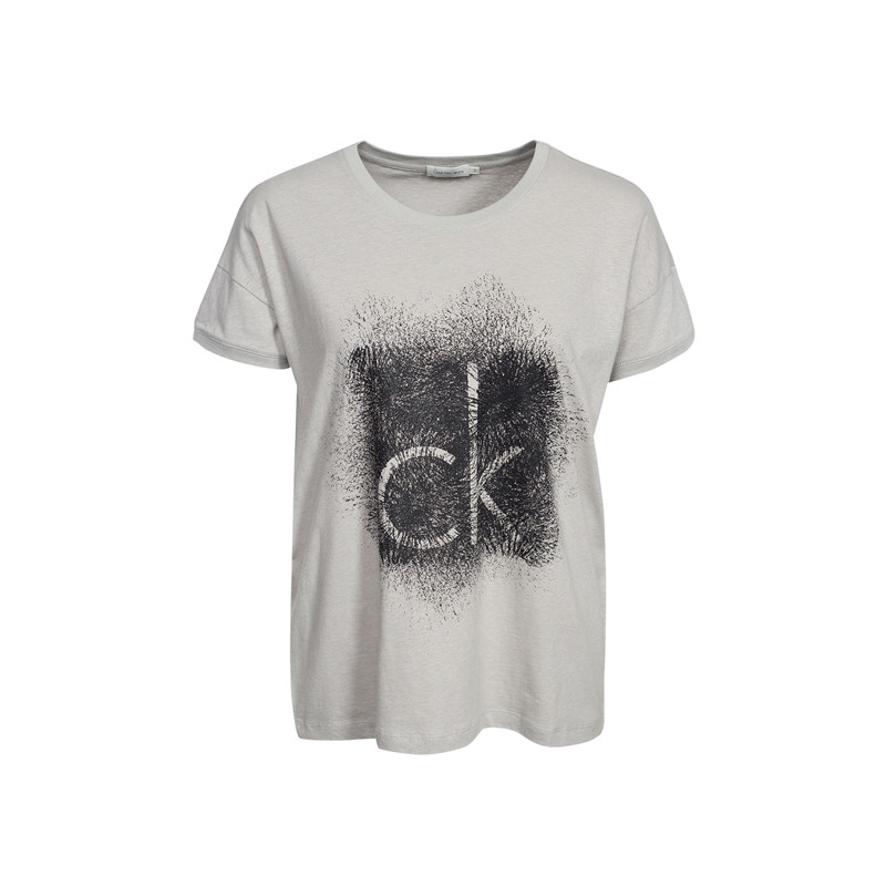 Graues T-Shirt von Calvin Klein