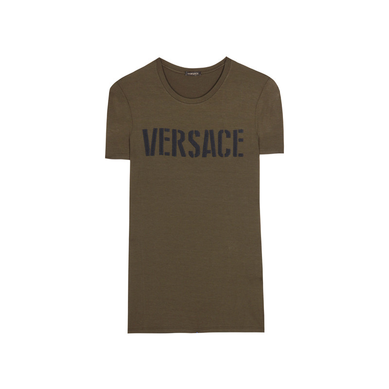 T-Shirt Khaki von Versace
