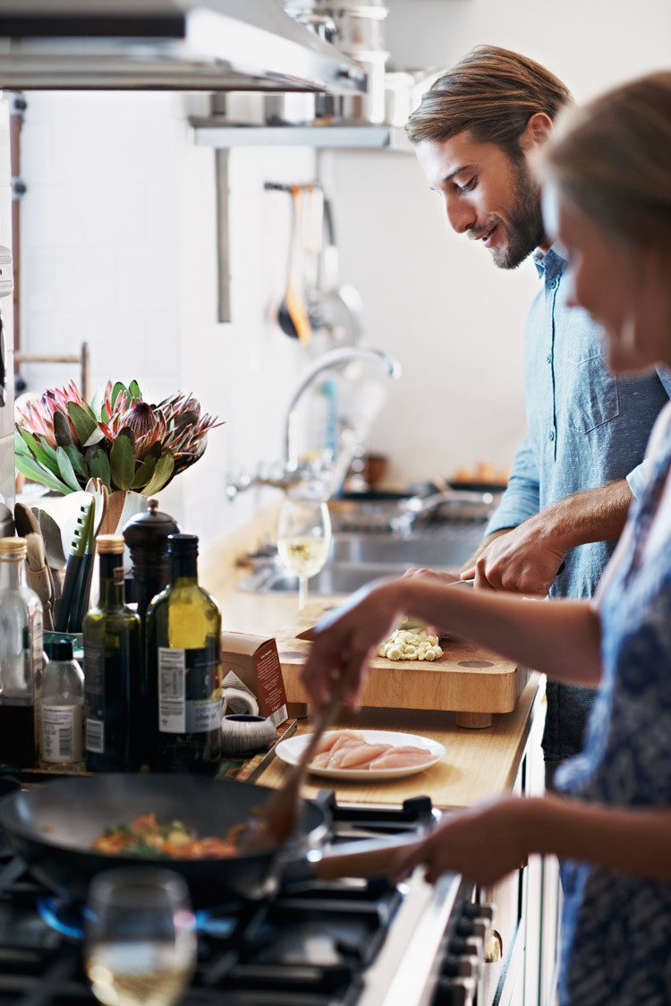 Kochen mit Freunden