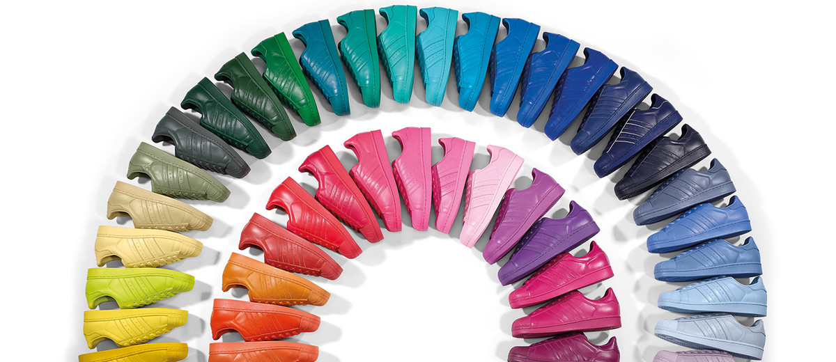 Bunte Sneakers von adidas