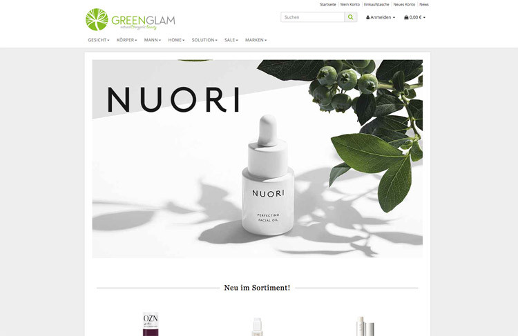 greenglam online shop