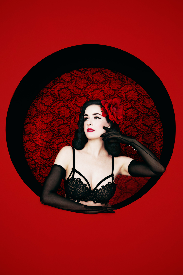 Dita Von Teese dessous