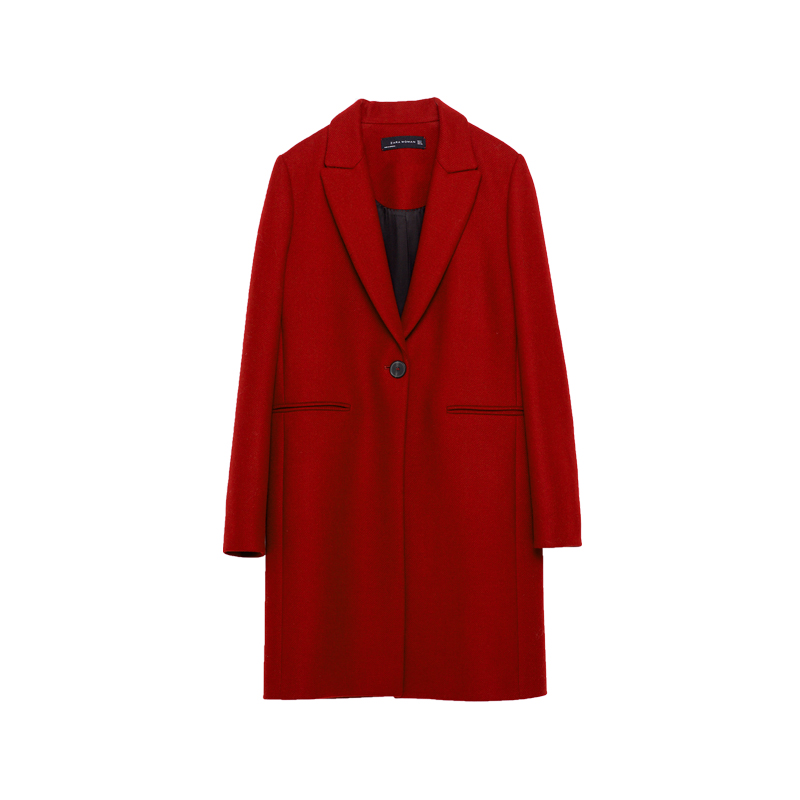 Roter Mantel von Zara