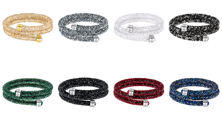 © Swarovski Crystaldust Armreif Double je 89 € 