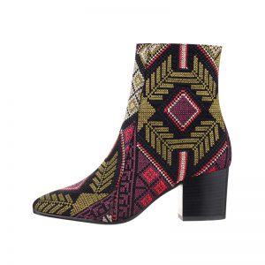 Brokat Stiefelette von Topshop