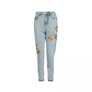 Jeans mit Stickereien