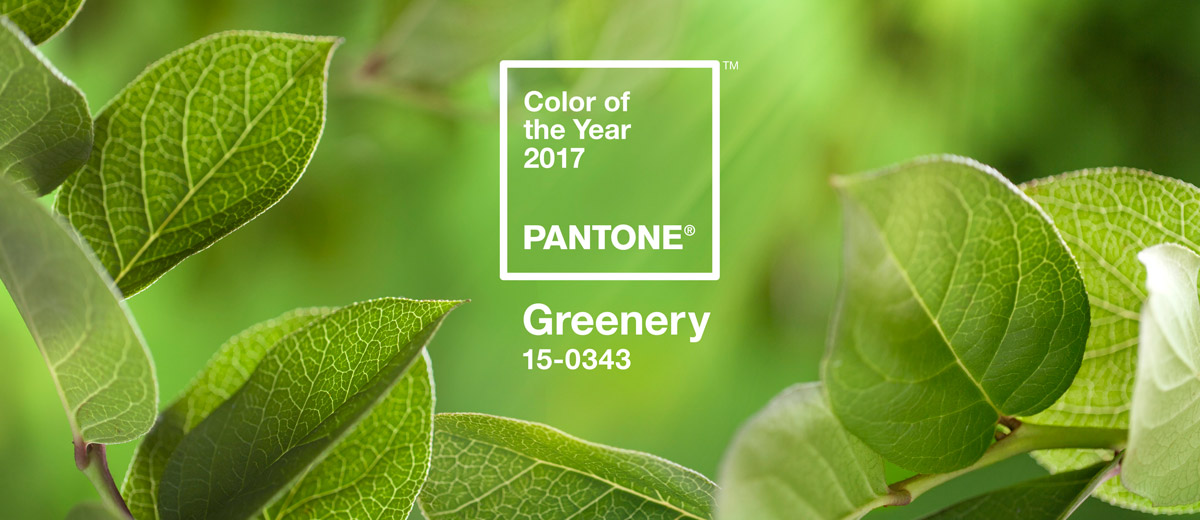 pantone trendfarbe greenery