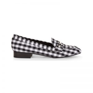 Loafer mit Vichy-Muster