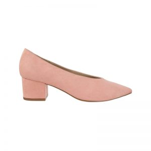 V-Neck Pumps in Rosa