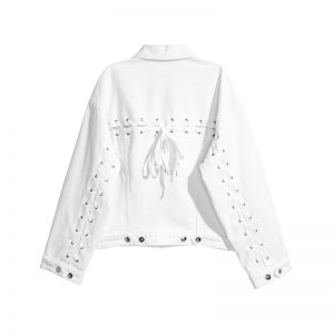 Weiße Lage up Jacke von H&M