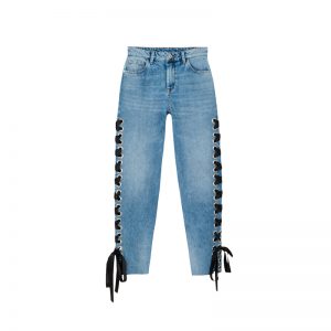 Lace up Jeans von ZARA