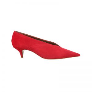 Rote Kitten Heels