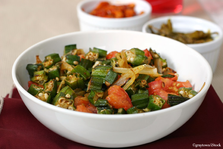 okra salat