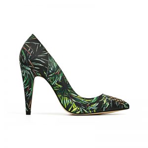 Pumps mit Tropical Print