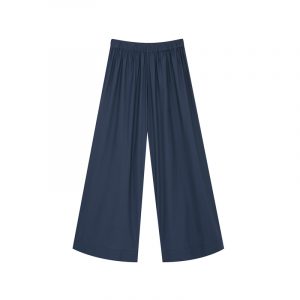 Weite dunkelblaue Hose