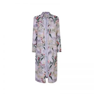 Langer Kimono mit Blumen