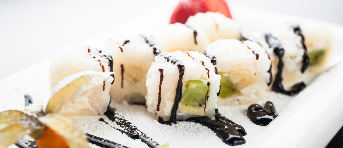 candy sushi dessert