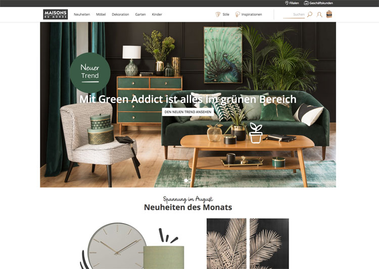 maisons du monde onlineshop