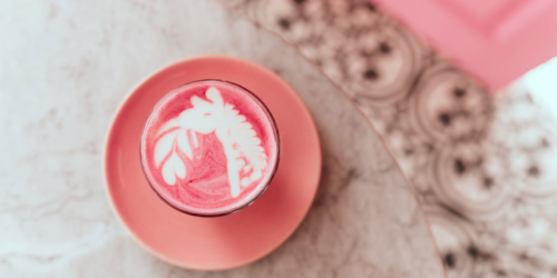 pitaya latte