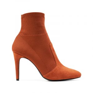 Sock Boots von Mango in Camel