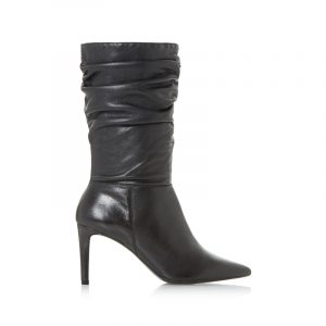 Schwarze Slouch-Boots