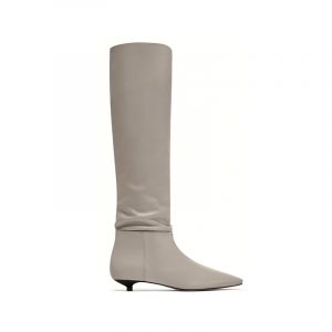 Weiße Slouchy-Boots