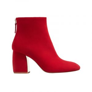 Rote Stiefelette