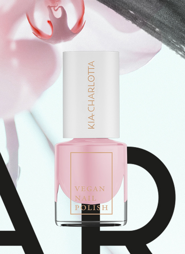 rosa nagellack vegan