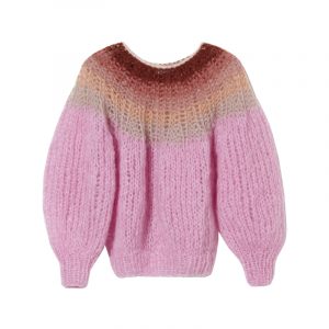 Strickpullover in Rosa