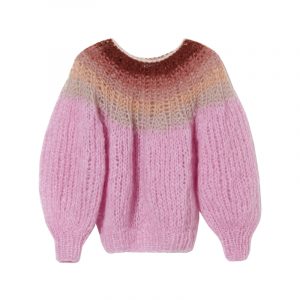 Strickpullover in Rosa