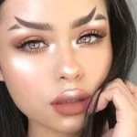 fishtail eyebrows augenbrauen