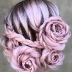 braidedandblonde rose braid