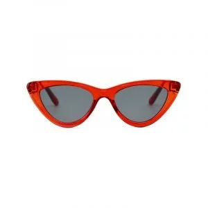 Rote Cat-Eye Sonnenbrille