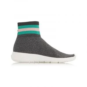 Graue High Top Sneaker