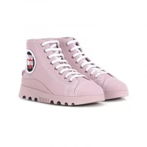 High-Top Sneaker in Rosa