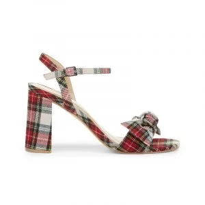 Sandale mit Tartan Muster