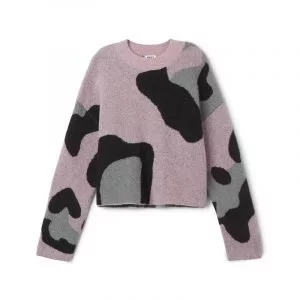 Pullover mit Leo-Print