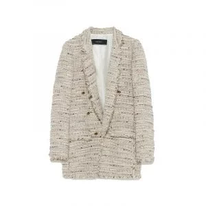 Tweed Blazer in Beige